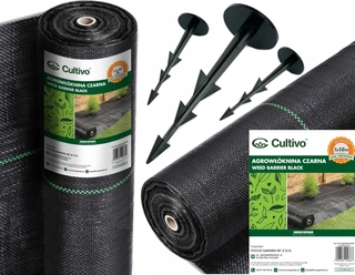 Agrotextília - Agrotextilné mulčovanie (proti burine) Cultivo black 160 x 5000 cm 90 g/m²