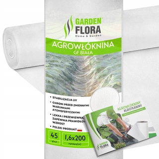 Agrotextília, doplnok - AGR NETKANÁ BIELA 1,6x200m 45g JAR, ZIMA
