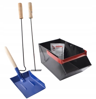 Príslušensvo ku  krbu - Krbové príslušenstvo. Węglarski SCOOP set
