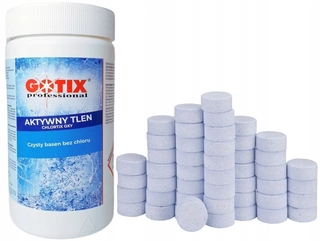 Bazénová chémia - Chlór tabletki Gotix Professional 1 kg 1 l
