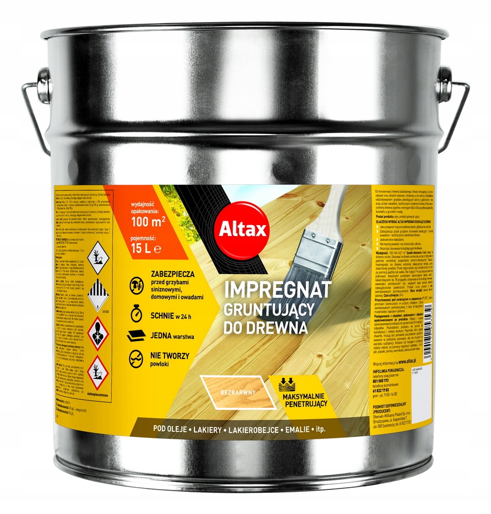 Altax bezfarebný základný náter 15 l