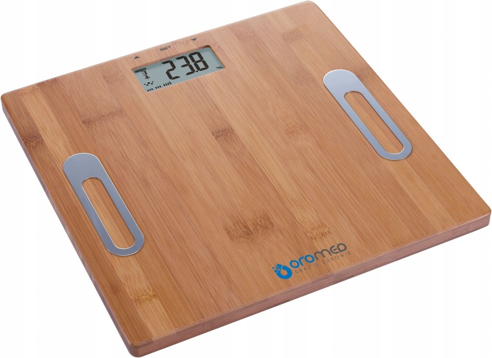 Oro-med Scale Bambusová kúpeľňová váha