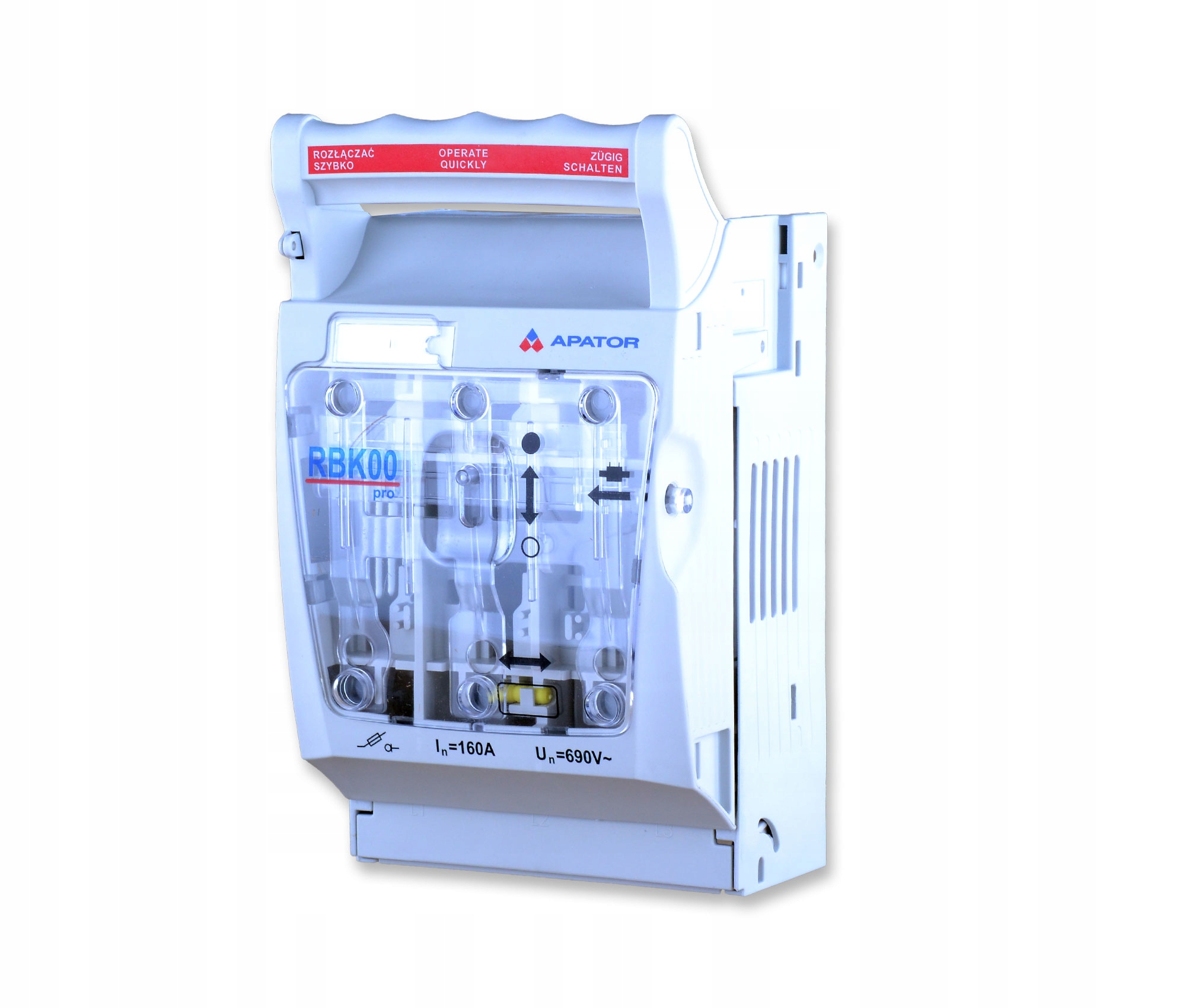 Apator 690 V IP20 160 A odpoj