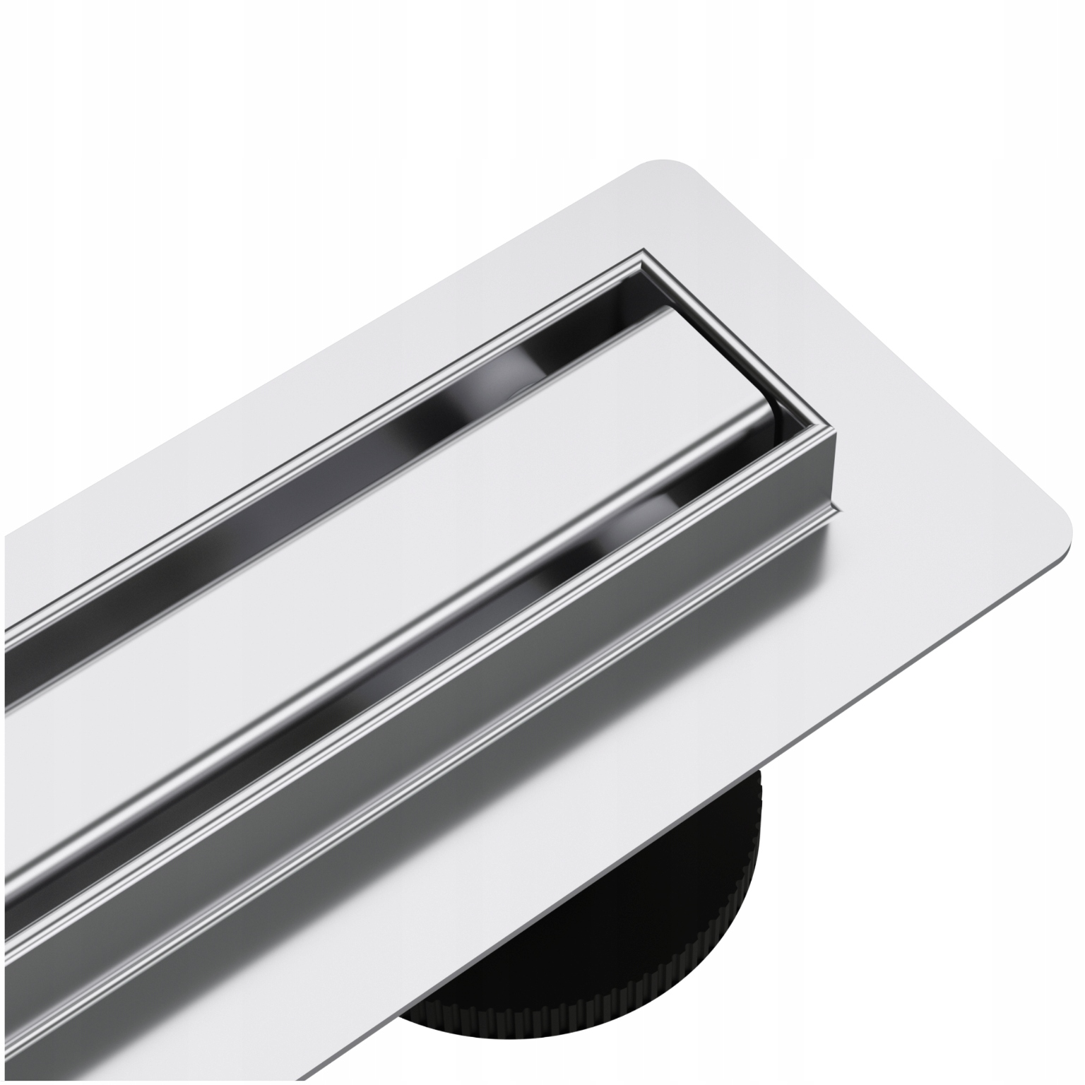 AquaUno Basic Slim lineárny odtok 80 cm strieborný