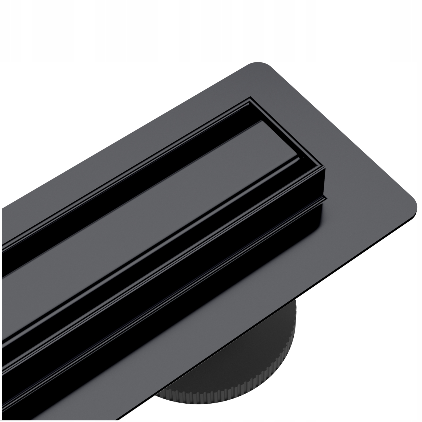 AquaUno Basic lineárny odtok 60 cm čierny