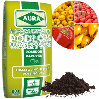 Záhradná pôda - Špecializovaná zemina, paprika, paradajka, 80 litrov