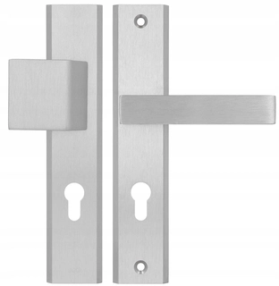 Kľučky na dvere - Vonkajšia rukoväť Axa Haga 72 Inox Support