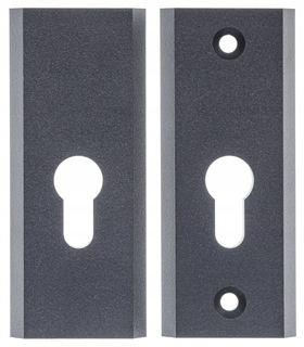 Kľučky na dvere - Axa Niagara Externá ružica, Haga Anthracite 121 mm