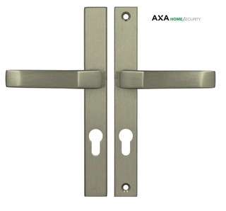 Kľučky na dvere - Axa úzka vonkajšia rukoväť a pre PVC Slim 92 Titanium