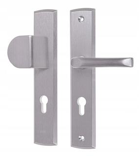 Kľučky na dvere - Rukoväť rukoväte Axa Manitoba F6 Inox 92 mm univerzita