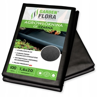 Agrotextília - Agrotextilné mulčovanie (proti burine) GF Agro black 160 x 2000 cm 100 g/m²