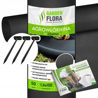 Agrotextília - Agrotextilné mulčovanie (proti burine) GF Agro black 160 x 10000 cm 50 g/m²
