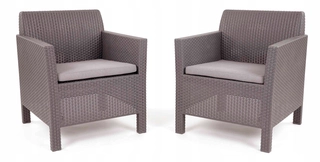 Záhradný nábytok -  ALLIBERT ORLANDO DUO SET 2X GARDER ARMCHAIR