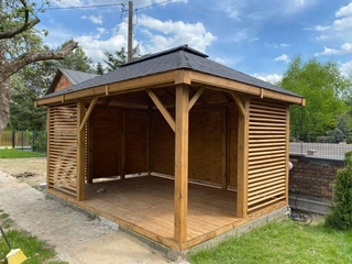 Pavilón, prístrešok  - Altánok TG Drevostavby drevo 400 x 300 x 320 cm