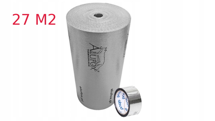 Termoizolačná fólia Alufox 22,5 x 1,2 x 5 mm