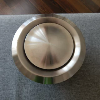 Krbová mriežka - Amenostat Odnímateľný KCH-160 mm chróm Alnor