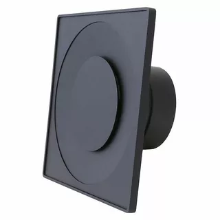 Potrubie, rozvody ku krbu - Anemostet Metal Square Askv160 Black Darco