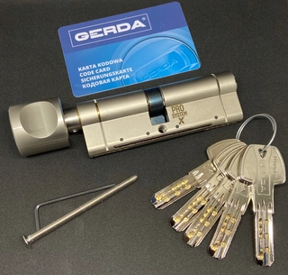 Zámok na dvere -  I anti -i Vložte Gerda Pro System x 30g/40 gombík