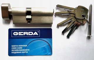 Zámok na dvere -  Gerda V Plus 30/45 Anti -Bandlary Insert
