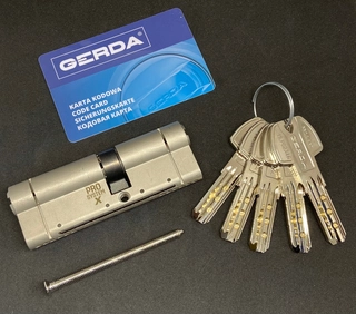 Zámok na dvere -  Gerda Pro Anti -burglary Vložte x 30/50