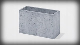 Plotový panel - Davinci Naturally plotový stĺpik 50 x 30 cm betón