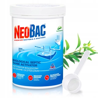 Prostriedok do žumpy, septiku - NeoBac prášok do septikov 0,6 kg