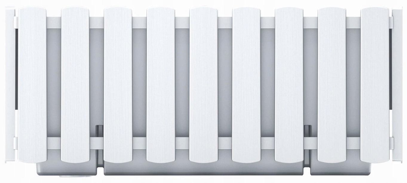 Kvetináč Prosperplast 58 cm x 18 x 16,2 cm, biely plast