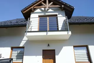 Zábrana na schody -  Balustrade, Bielsko z nehrdzavejúcej ocele