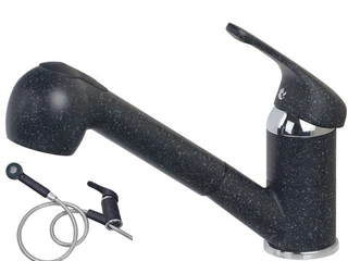 Kuchynská batéria- Kitchen Sink Battery Aveiro Black