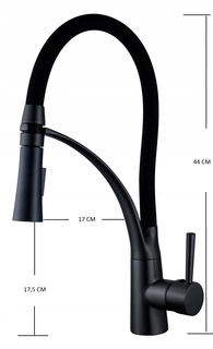 Kuchynská batéria- Kuchyňa Battery Black BLACK V-004