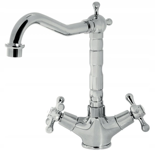 Umyvadlová batéria - Retro Royal Chrome Basin Battery Knob