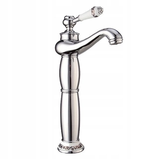 Umyvadlová batéria - Umývadlo batérie vysokej Retro Chrome Standing