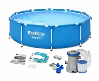 Záhradný bazén - Bazén Bestway s kruhovým rámom 366 x 366 cm