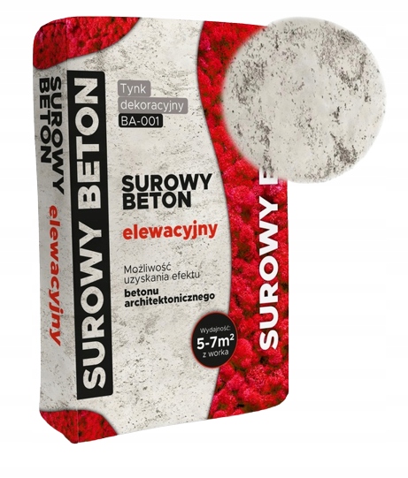 SUROVÝ BETÓN architektonická fasádna OMIETKA