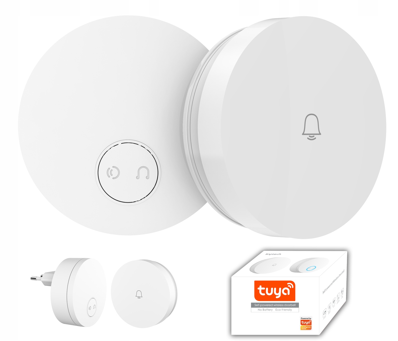 Linptech bezdrôtový zvonček 50 m 110 dB