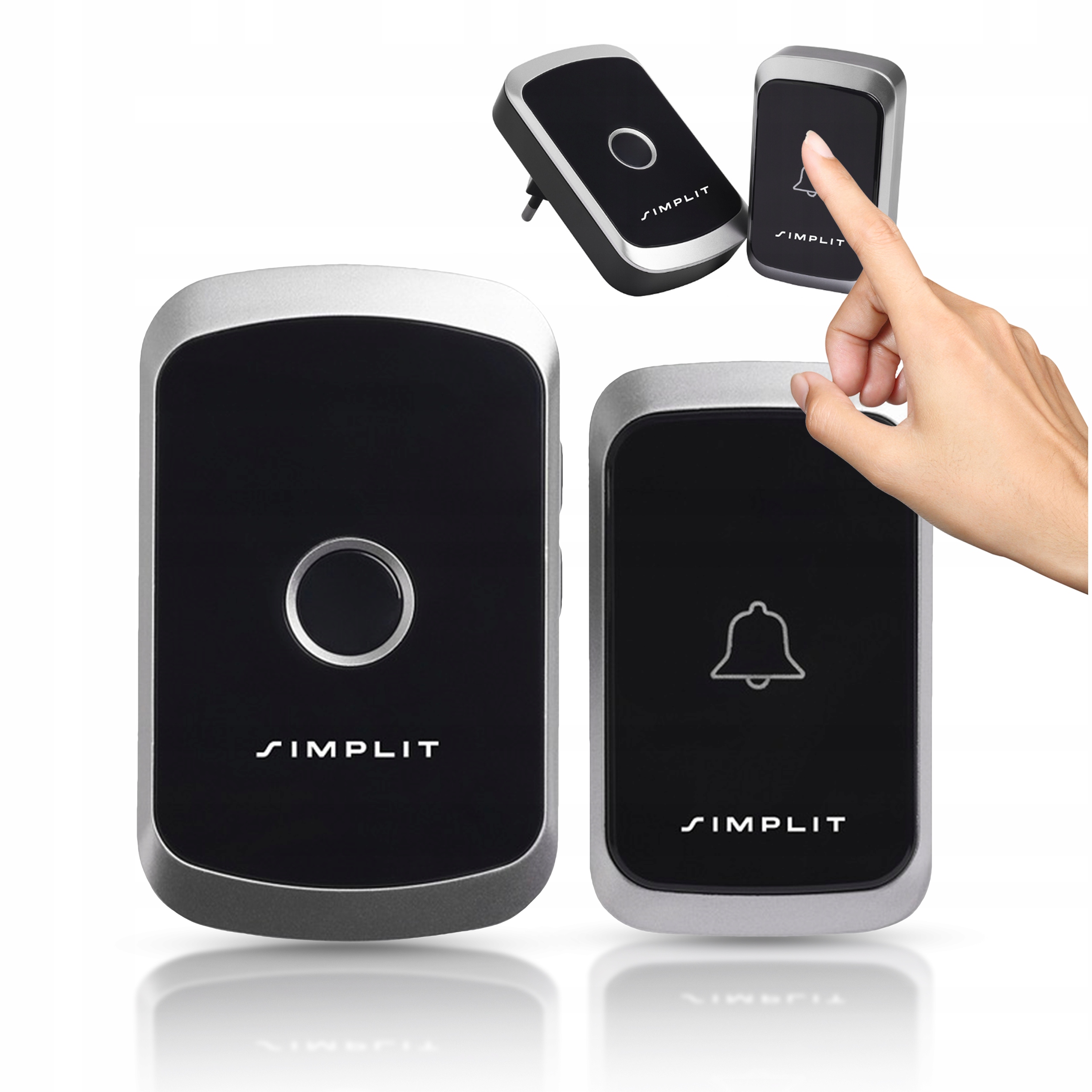 Bezdrôtový zvonček Simple A2 280 m 110 dB