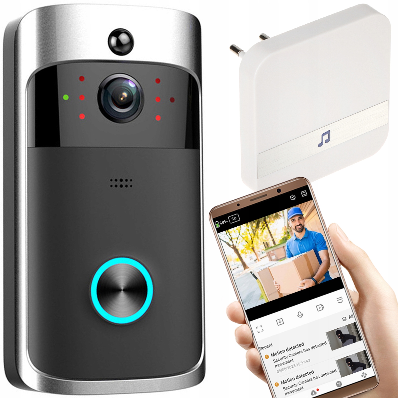 VIDEO VRÁTNY VIDEO TELEFÓN WIFI KAMERA