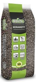 Štrk, kamene do záhrady - Keramzyt 4-8mm 50l Biovita