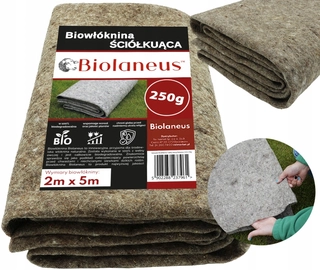 Agrotextília - Agrotextilné mulčovanie (proti burine) Biolaneus) šedá 200 x 500 cm 250 g/m²