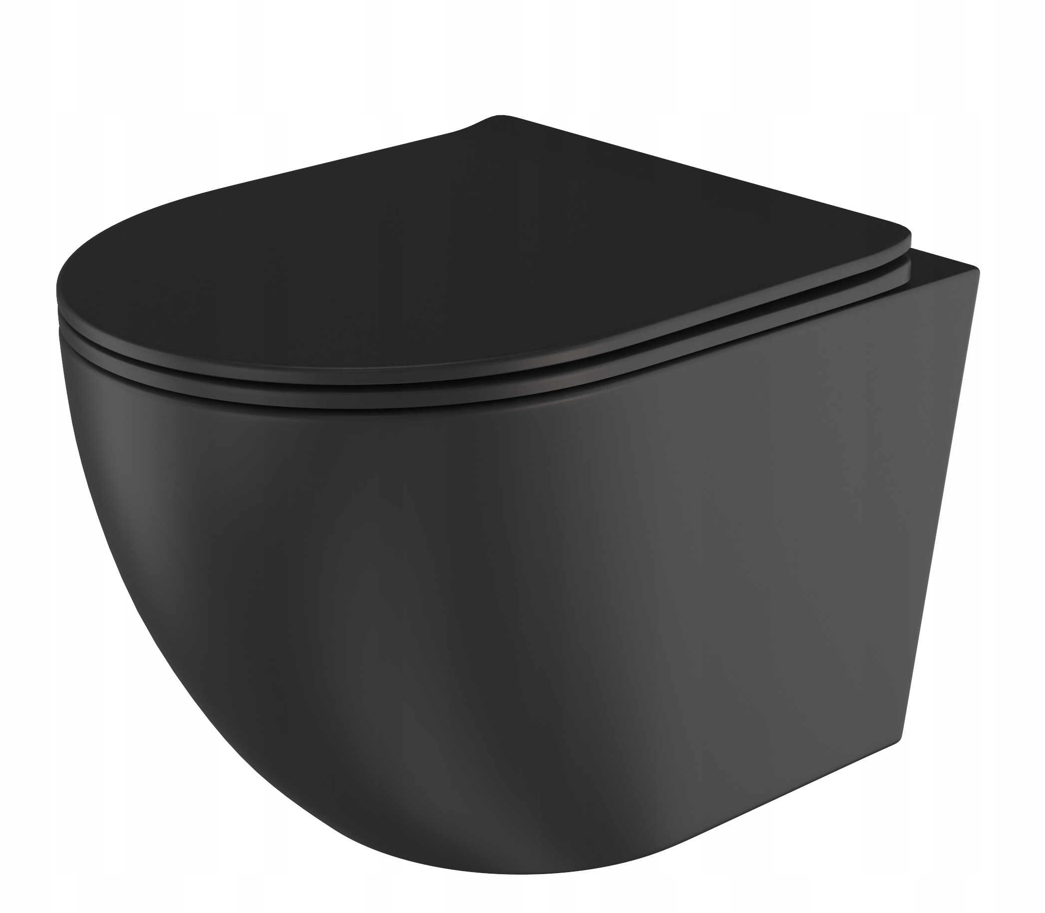 Závesná WC misa Granitan, BLACK TOALET MISKA