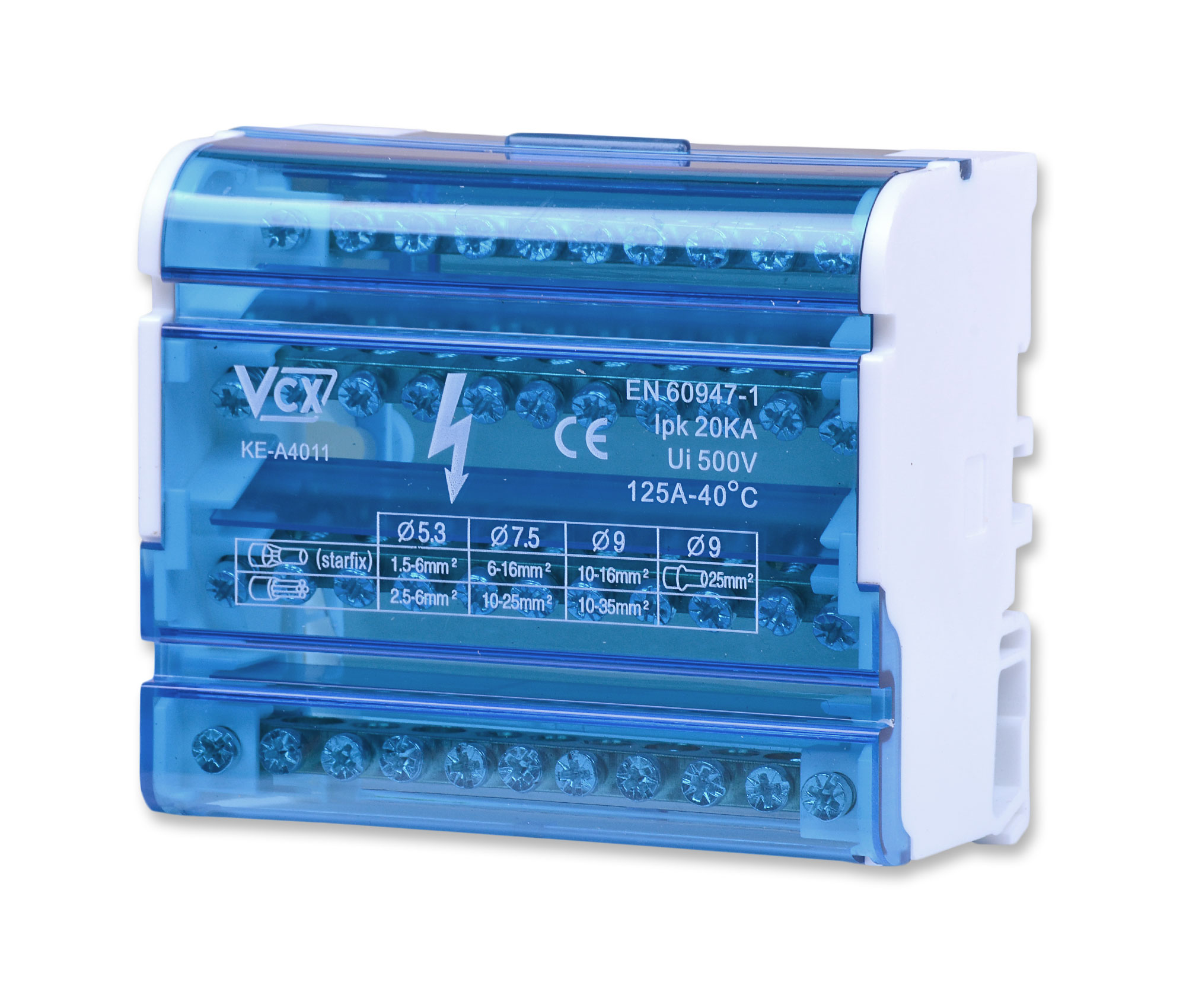VCX 500 V IP20 125 A rozvádzač