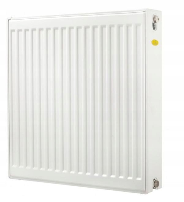 Oceľový panelový radiátor Diamond 1667 W biely 800 x 600 x 102 mm - bočné pripojenie