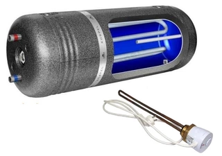 Bojler, ohrievač vody - Kotol Výmenník Kospel 140 L. 2 x § + ohrievač