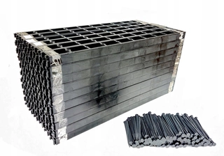 Obrubník palisáda - HRANICE 45MM EDGING PALISADE 120 +400 EKOGRID kotvy