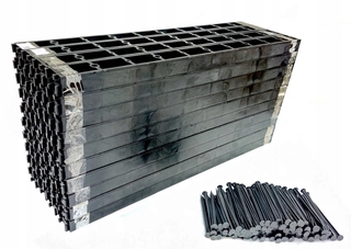 Obrubník palisáda - HRANICE 45MM EDGING PALISADE 80 +240 EKOGRID kotvy