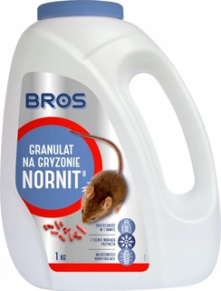 Bros Noranit Granules 1 kg pre hraboše, krčma