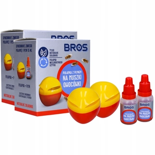 Repelent proti hmyzu - Pasca s tekutinou na ovocné mušky Bros 15 ml