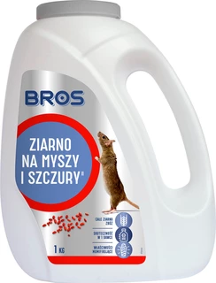 Repelent, plašič  pre zvieratá - Obilie pre myši a potkany Bros. 1 kg