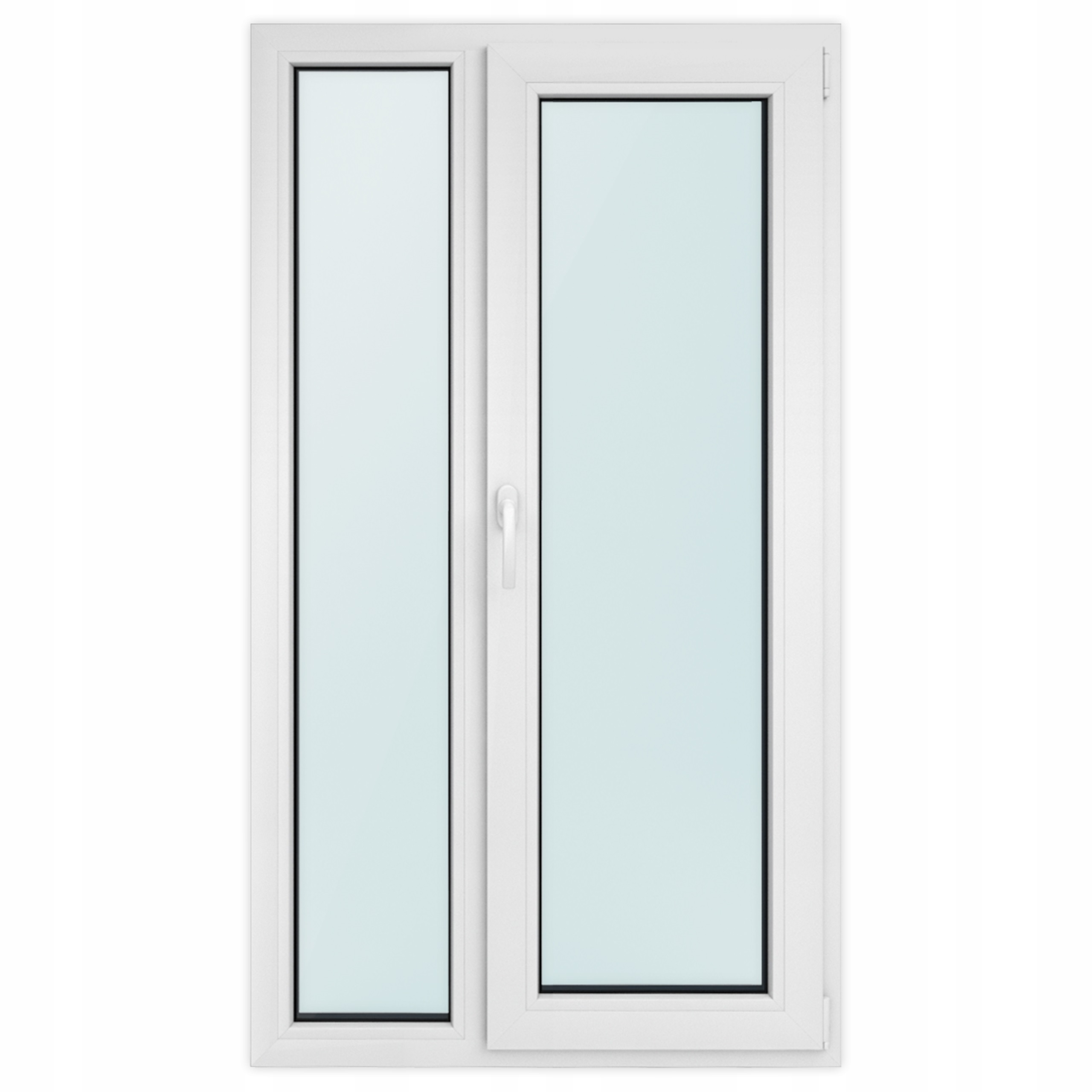 Balkónové okno PVC 1300x2300, biele, s výklopom