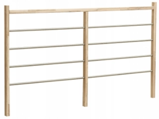 Zábrana na schody -  Balustráda pre MP Max Dębowe inox schody